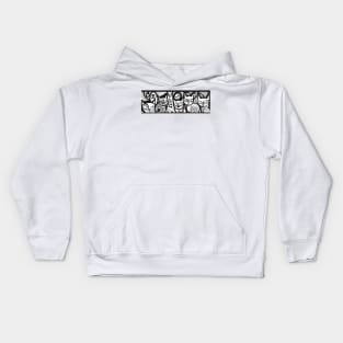 Catkins Monochrome Classics #1 Kids Hoodie